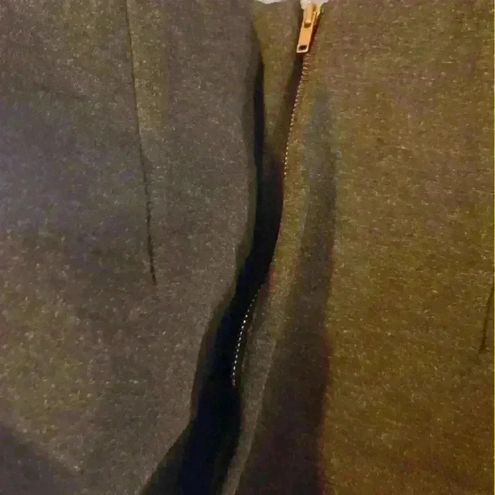 J. Crew NWT Pixie Stretch Zip Front Pant in Black size 12S leather trim - Picture 3 of 7